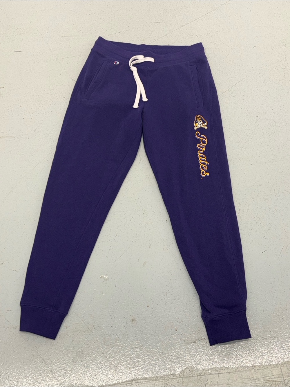 Champion Women’s Purple Jogger Sweatpants with 'Pirates' Graphic